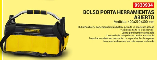 Bolso Porta Herramientas 400 x 200 x 300 mm 9930934