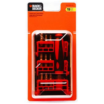 Set Destornillador Con Criquet 19 Piezas BD7259-LA