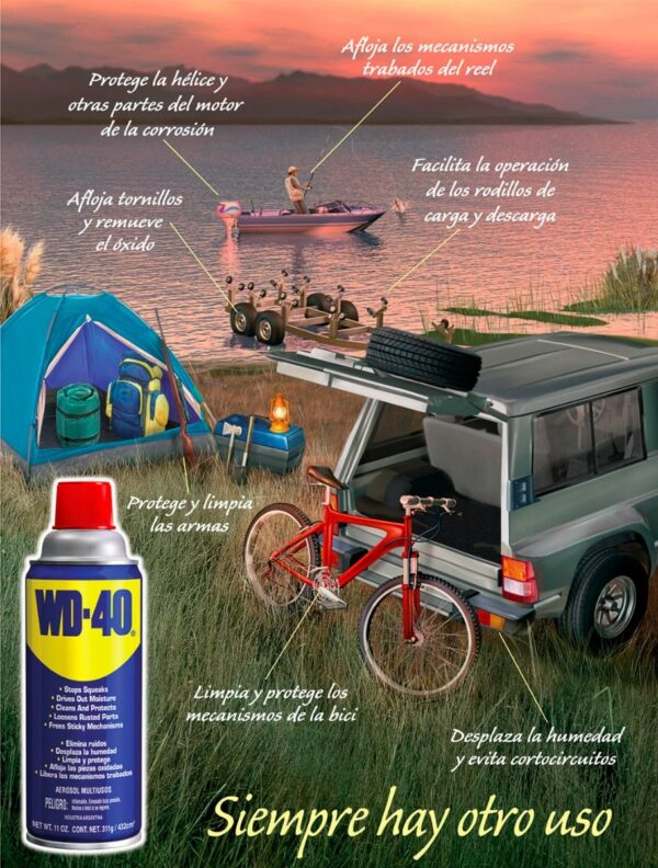 LUBRICANTE AFLOJA TODO WD40 155g.