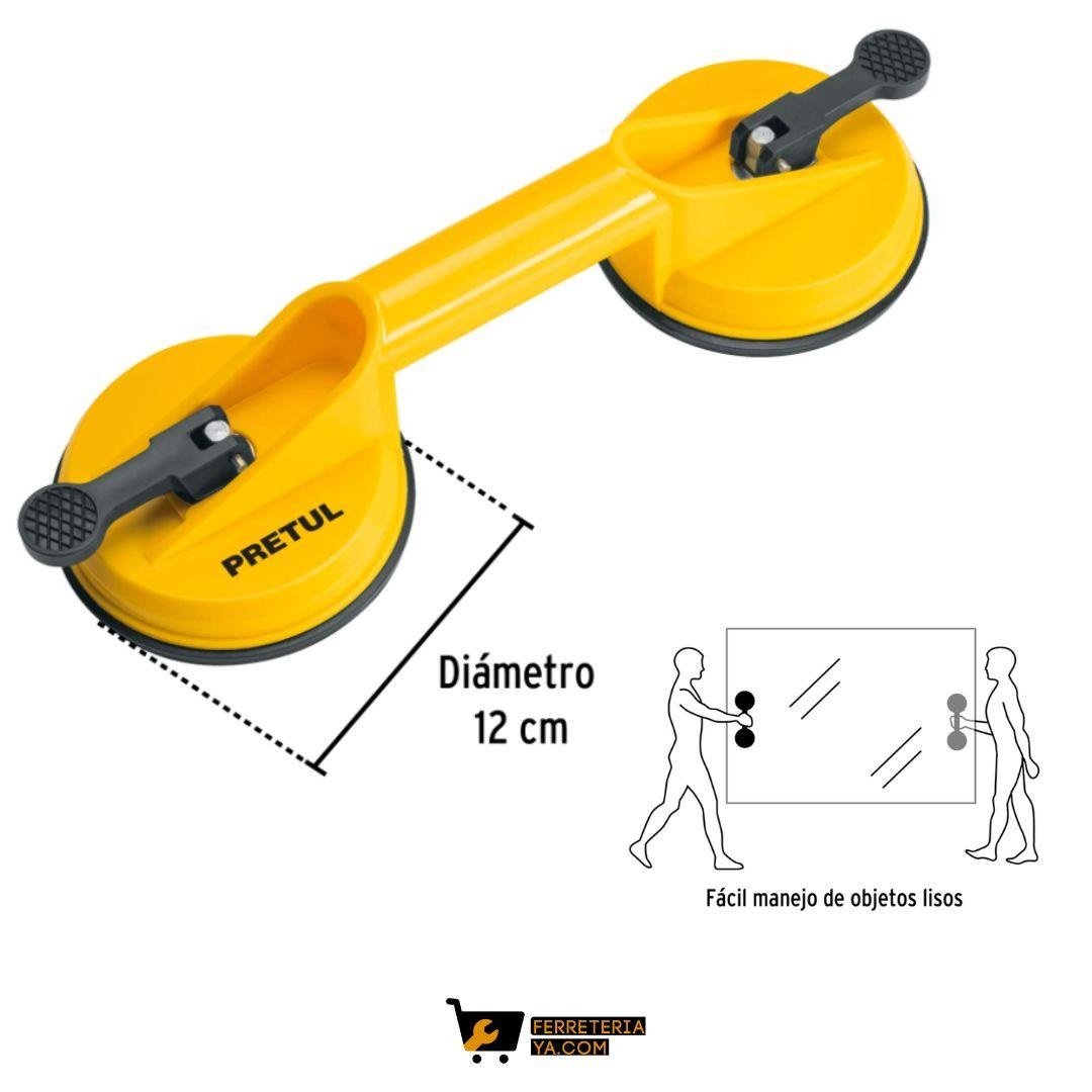 Ventosa Para Vidrio Doble