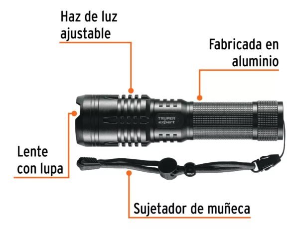 Linterna Recargable 670 Lumens