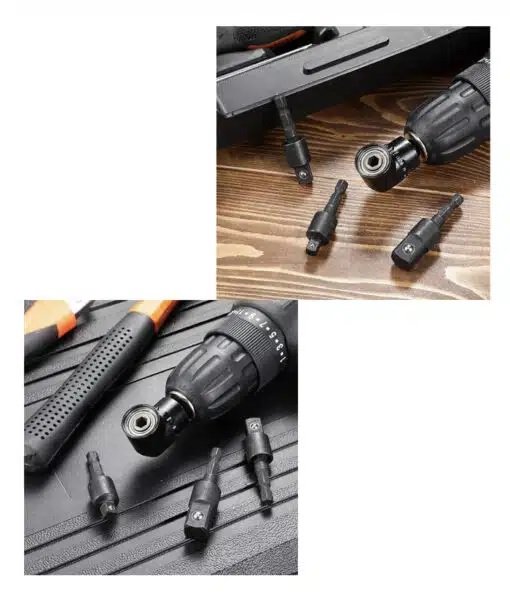Cabezal Angular + Adaptadores 4 Pcs