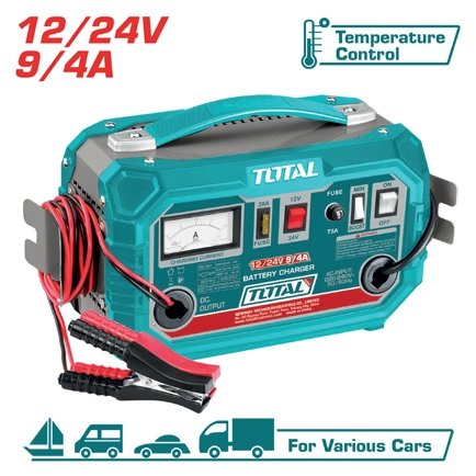 Cargador de Baterías 12/24V.