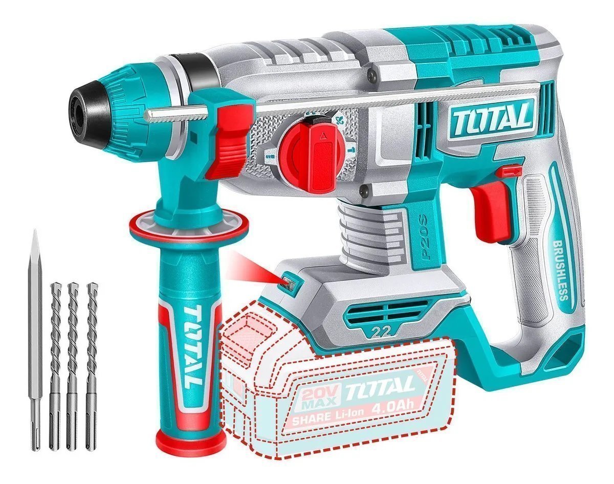 Roto Martillo SDS Plus 20V 22mm.Sin Bat / Sin Carg.