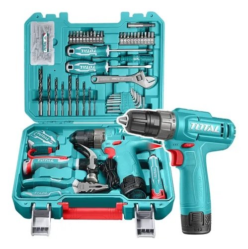 KIT 129 Pz Taladro Atornillador 12V. + Accesorios