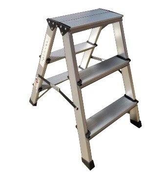 Escalera Aluminio 3 Peldaños 66cn