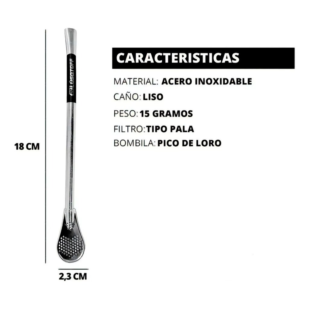 Bombilla tipo Pala 18 Cn.